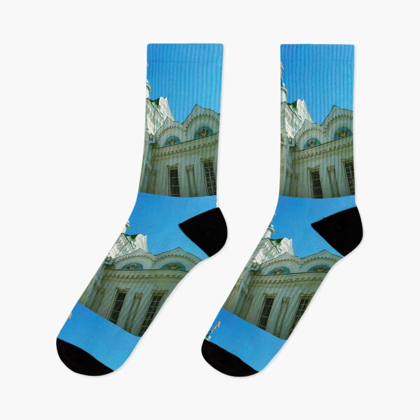Item preview, Orthodox temple against the background of the blue cloudless sky, architectural decision  designed and sold by helenkaiy.