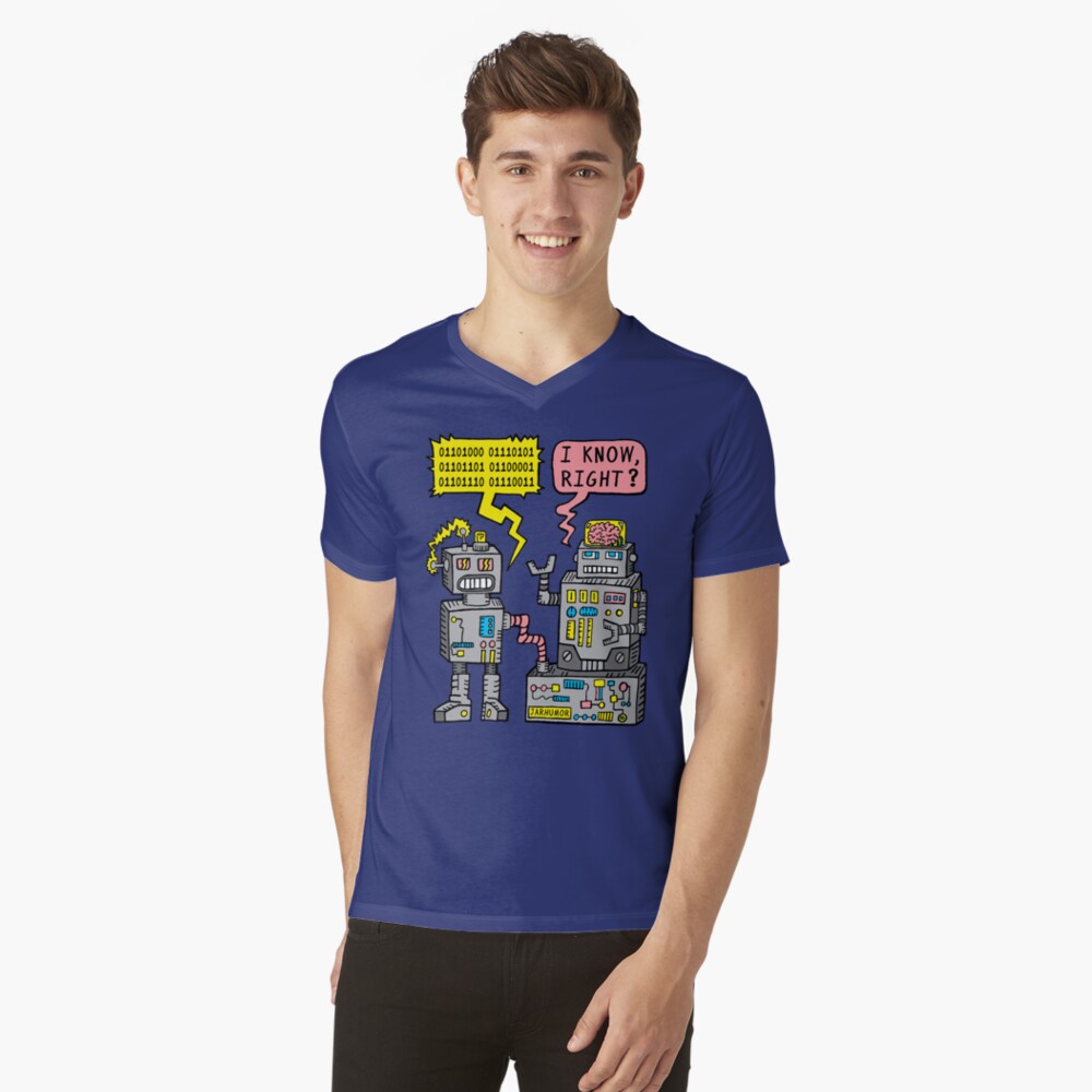 Item preview, V-Neck T-Shirt designed and sold by jarhumor.