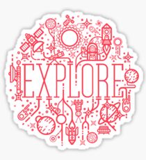 Explore Space Sticker