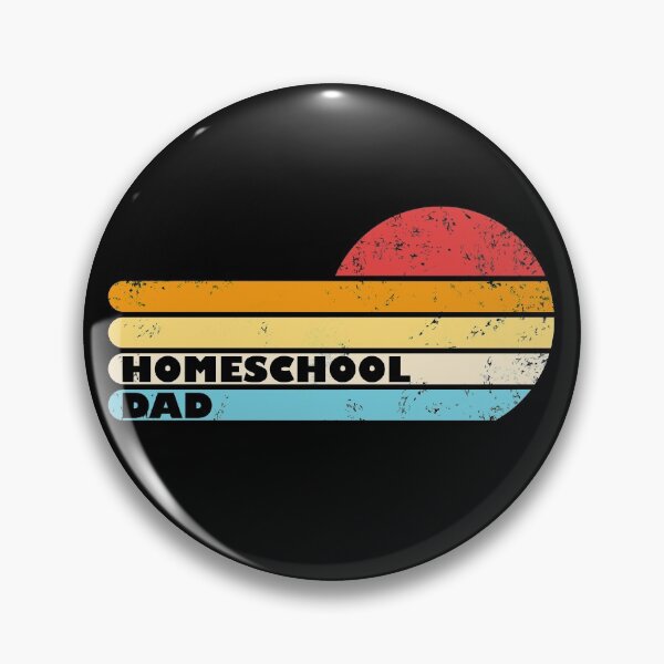 Item preview, Homeschool Dad Retro Sunset Proud Homeschool Dad Gear designed and sold by DynamicDesign.