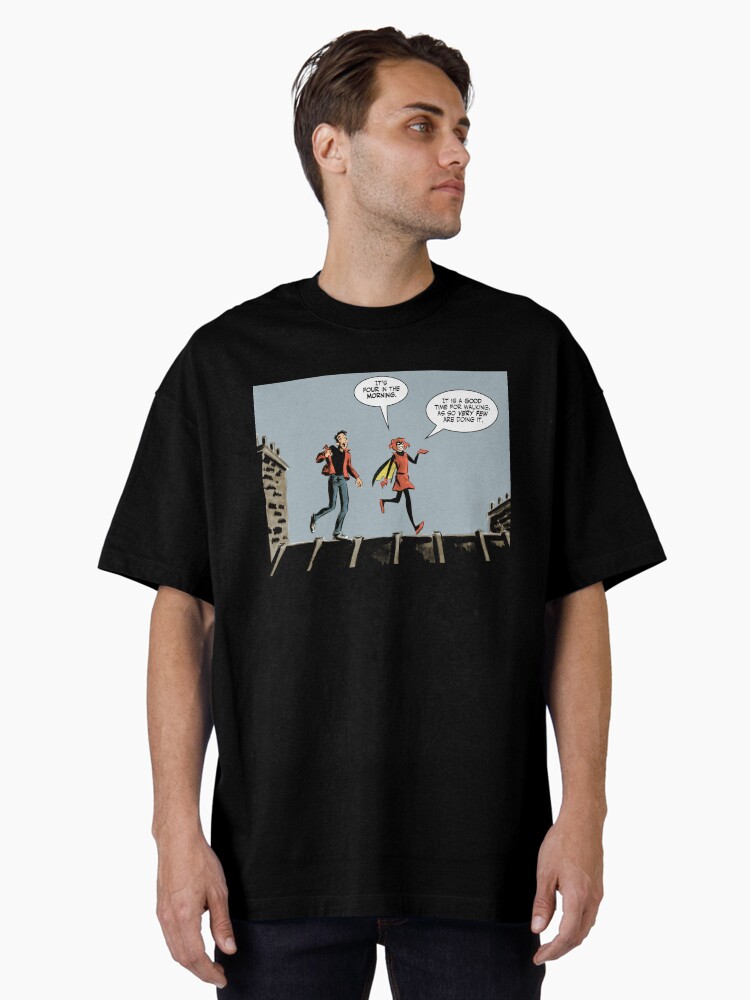 Thumbnail 2 of 7, Oversized T-Shirt, Bandette - 4am designed and sold by colleencoover.