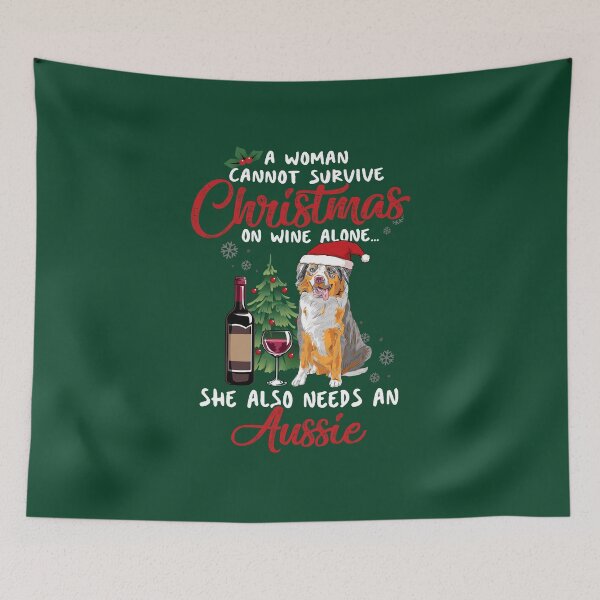 Item preview, Woman Wine and Aussie Christmas Gift designed and sold by TeeDoozy.