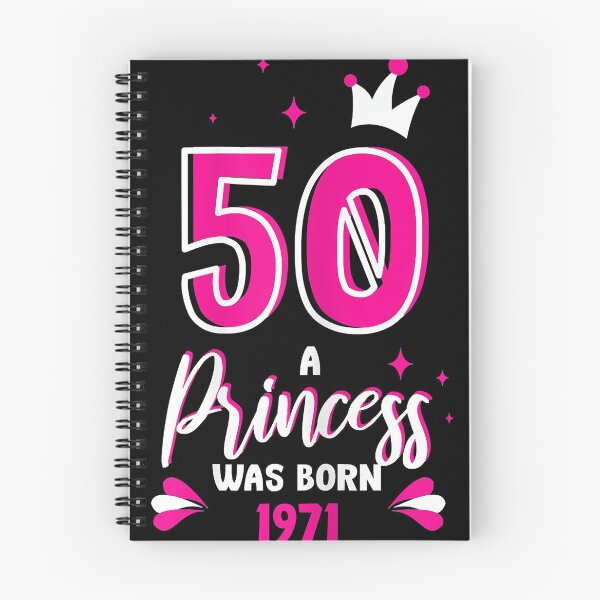 Item preview, Womens Cool Birthday 50 Years Princess Crown 1971 T-Shirt designed and sold by WilletteDeluca.