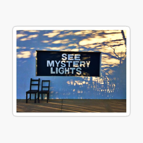 Marfa: See Mystery Lights Sticker
