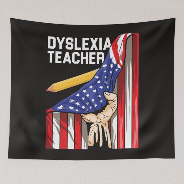 Item preview, Dyslexia teacher american flag proud designed and sold by Themngocbao.