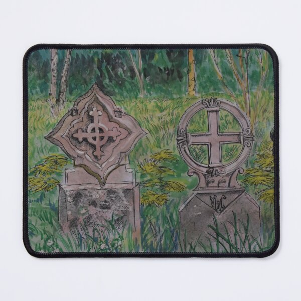 Item preview, Watercolour Sketch- Linton Church Graveyard, Cambridgeshire designed and sold by Igor Pozdnyakov.