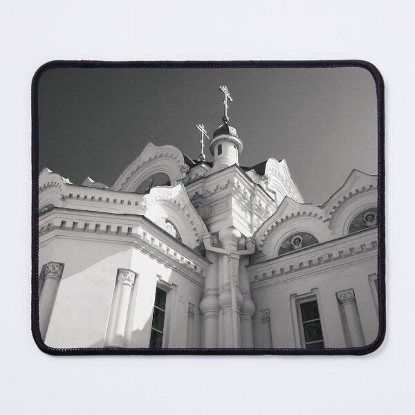 Item preview, Orthodox temple against the background of the blue cloudless sky, architectural decision designed and sold by helenkaiy.