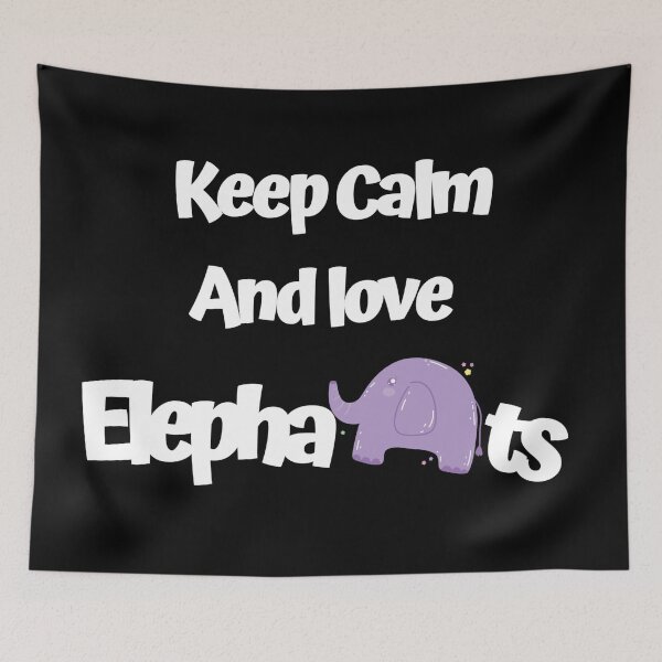 Item preview, Keep Calm And Love Elephants 2 designed and sold by Nesro34.