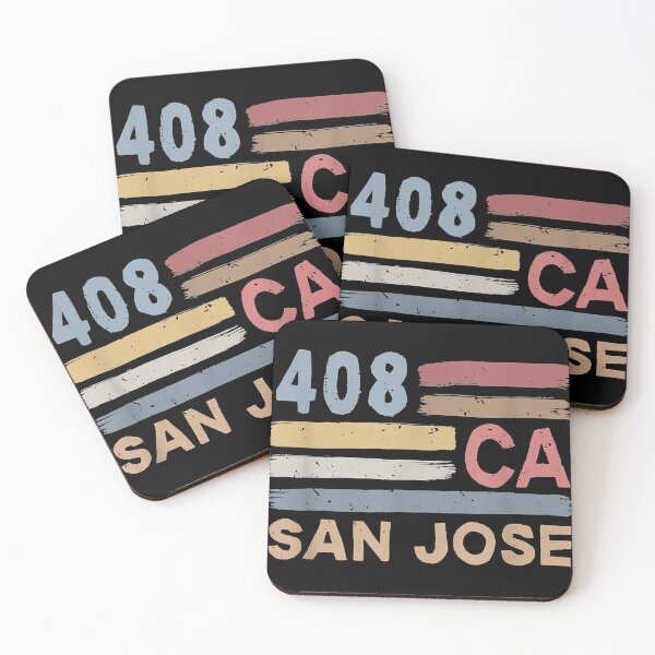 Item preview, Retro San Jose Area Code 408 Residents State California designed and sold by GracielaSimms.