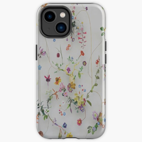 pressed flowers iPhone Tough Case