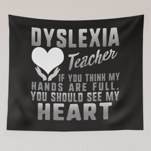 Item preview, Dyslexia teacher think my heart designed and sold by Themngocbao.