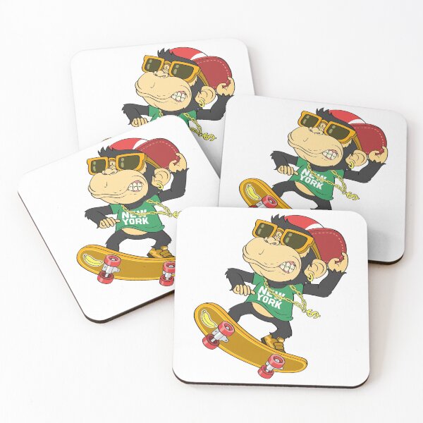 Item preview, Super Cool Skating Monkey  designed and sold by Obsesie.