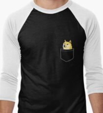 Pocket Doge Men's Baseball ¾ T-Shirt
