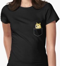 Camiseta entallada Pocket Doge
