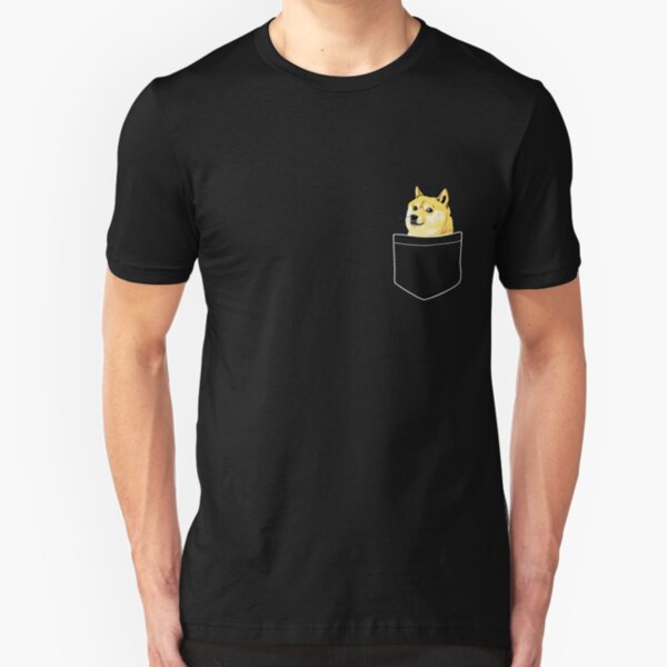 Pocket Doge Slim Fit T-Shirt