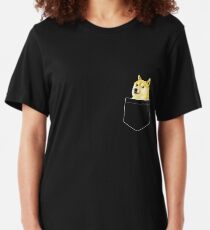 Pocket Doge Slim Fit T-Shirt