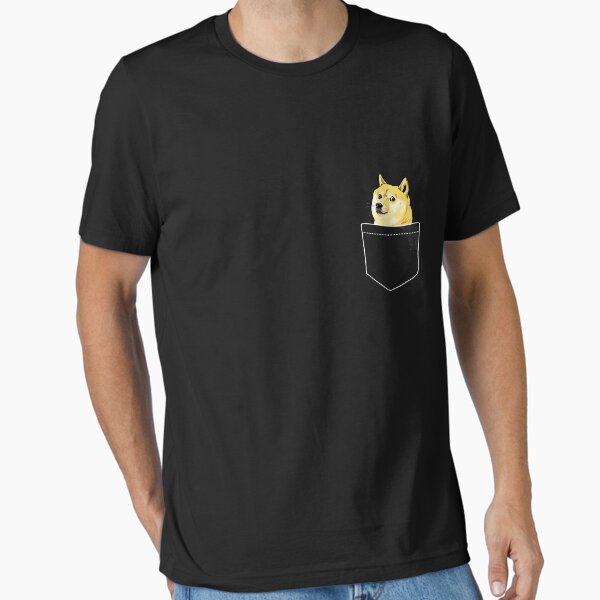 Vista previa del artículo con la obra «Pocket Doge», diseñado y vendido por Jamrock Design.
