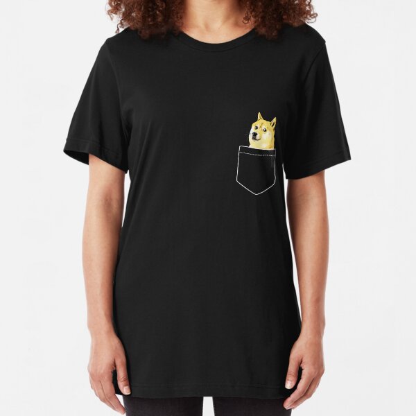 Pocket Doge Slim Fit T-Shirt