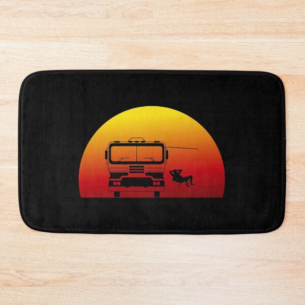 Item preview, Classic Motorhome at Sunset with Owner sitting out front designed and sold by Sky1I.