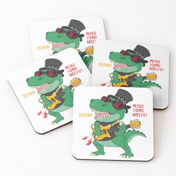 Item preview, Make some Noise | Super Cool Dinosaur designed and sold by Obsesie.