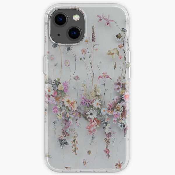 Fleurs pressées Coque souple iPhone