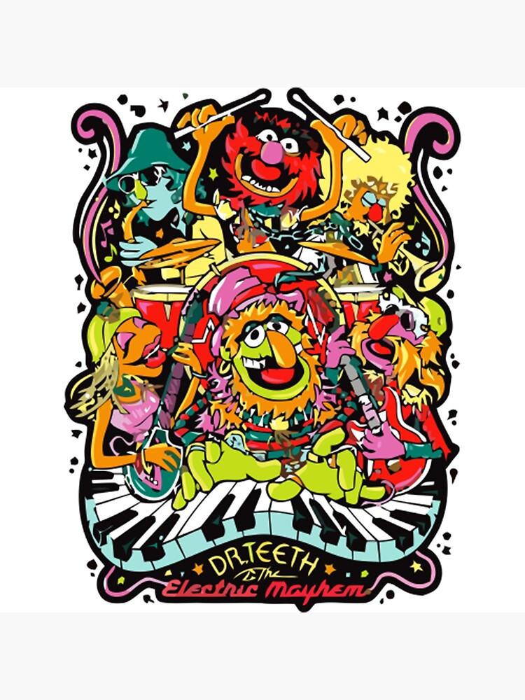 "dr teeth, electric mayhem, band, muppet, animal, jim henson, kermit