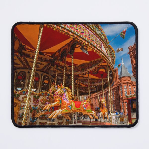Item preview, Pierhead Building and Carousel, Cardiff, south Wales designed and sold by heidipics.