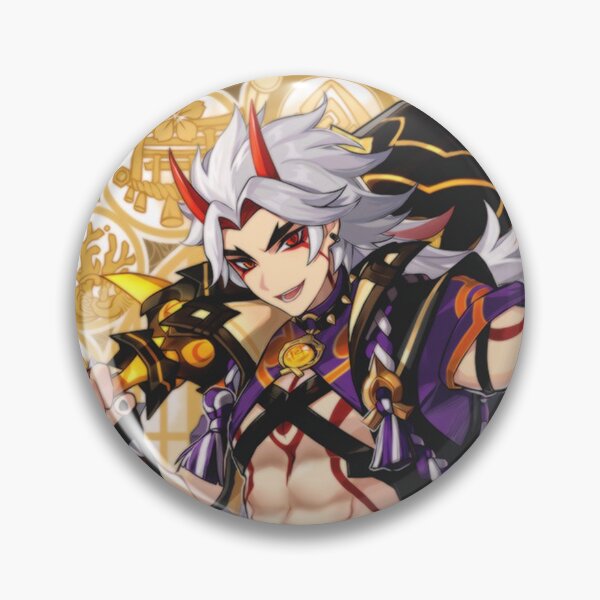 Item preview, Arataki Itto (Genshin Impact) designed and sold by kawaiicrossing.