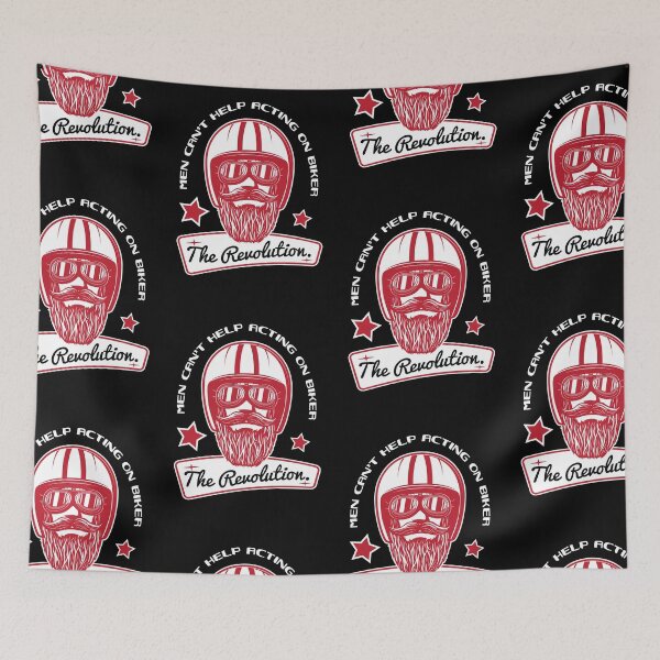 Item preview, Men Can't Help Acting On biker designed and sold by cruzzcreation.