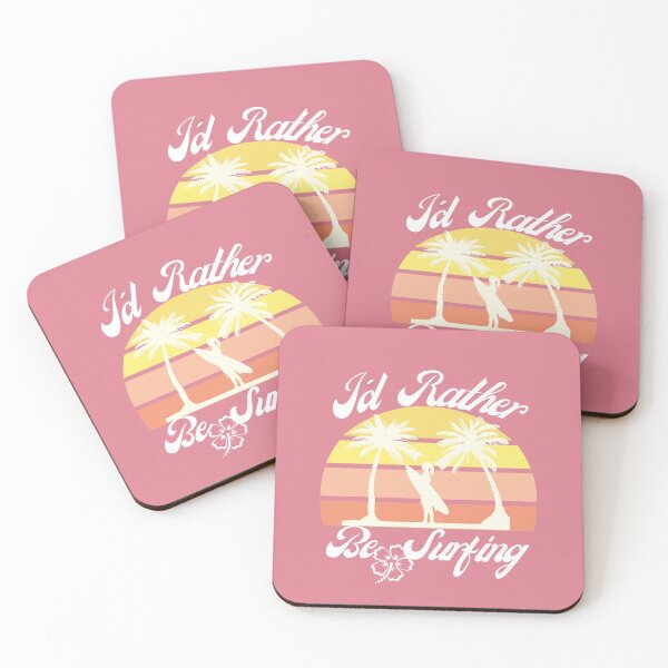 Item preview, Id rather be Surfing - Chasing Sunsets - Rerto sun set - Surfer GRL - Summer enjoy life designed and sold by MinimalSketches.