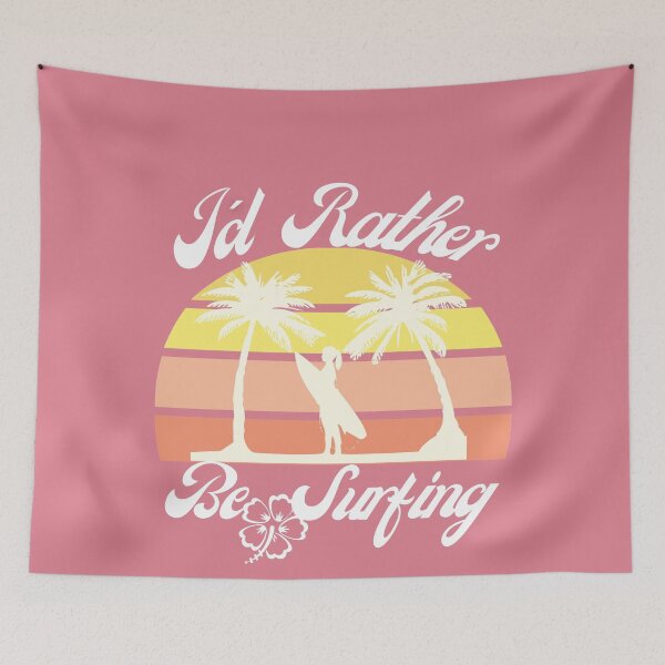 Item preview, Id rather be Surfing - Chasing Sunsets - Rerto sun set - Surfer GRL - Summer enjoy life designed and sold by MinimalSketches.