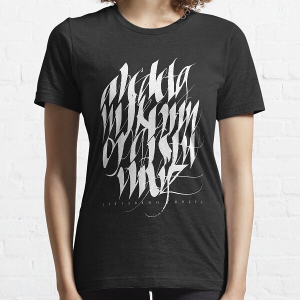 Lettering Rules Essential T-Shirt