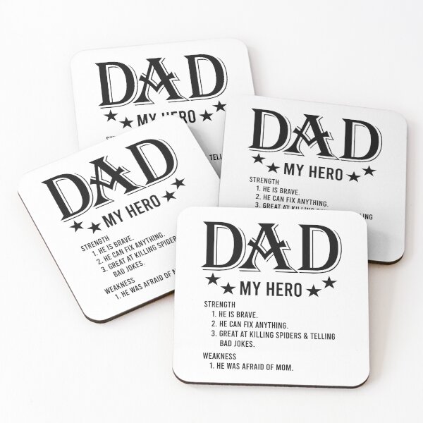 Item preview, Funny DAD is my hero. designed and sold by KA DESIGNS.