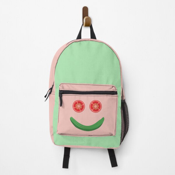 Item preview, Funny Tomato Cucumber Vegan Smile Face designed and sold by dass-art.