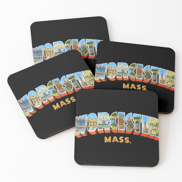 Item preview, Worcester Massachusetts MA Vintage Retro Souvenir designed and sold by WilletteDeluca.