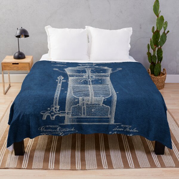 Item preview, PATENT DRAWING / 1890 - Coffee Urn - Blueprint designed and sold by danielcoulmann.