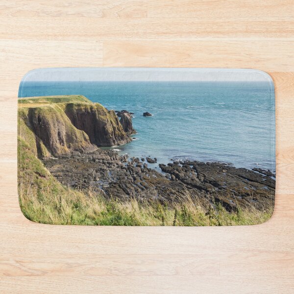 Item preview, Silence and Solitude - Calm North Sea from the Cliffs in Aberdeenshire Scotland  designed and sold by Georgia Mizuleva.