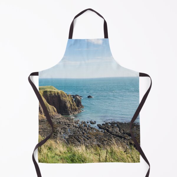 Item preview, Silence and Solitude - Calm North Sea from the Cliffs in Aberdeenshire Scotland designed and sold by Georgia Mizuleva.