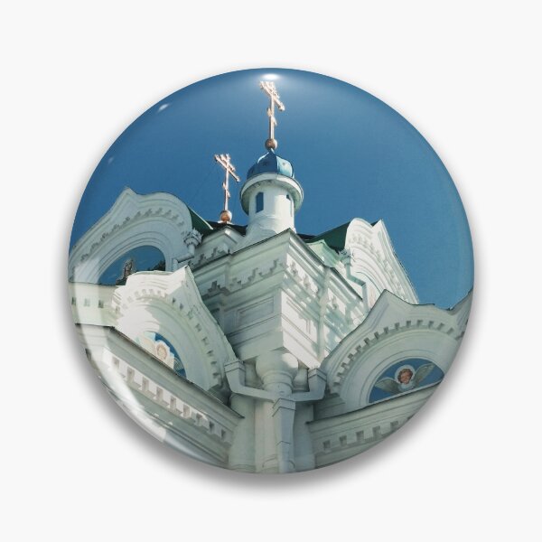 Item preview, Orthodox temple against the background of the blue cloudless sky, architectural decision  designed and sold by helenkaiy.