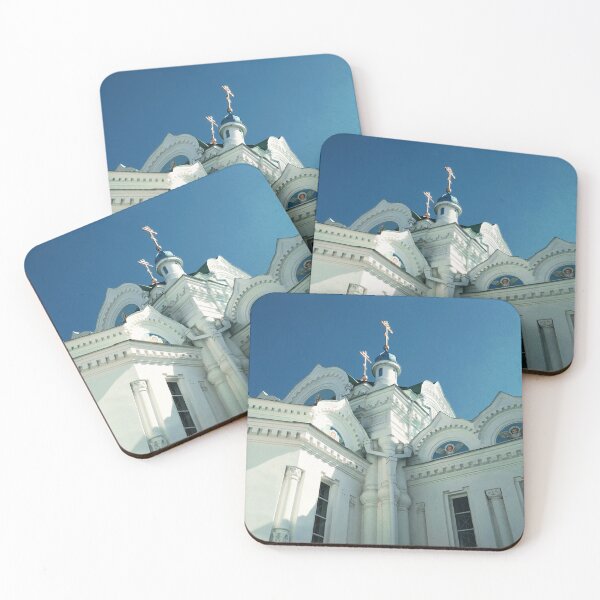 Item preview, Orthodox temple against the background of the blue cloudless sky, architectural decision  designed and sold by helenkaiy.