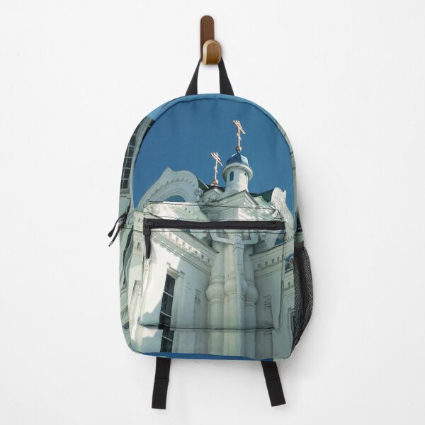 Item preview, Orthodox temple against the background of the blue cloudless sky, architectural decision designed and sold by helenkaiy.