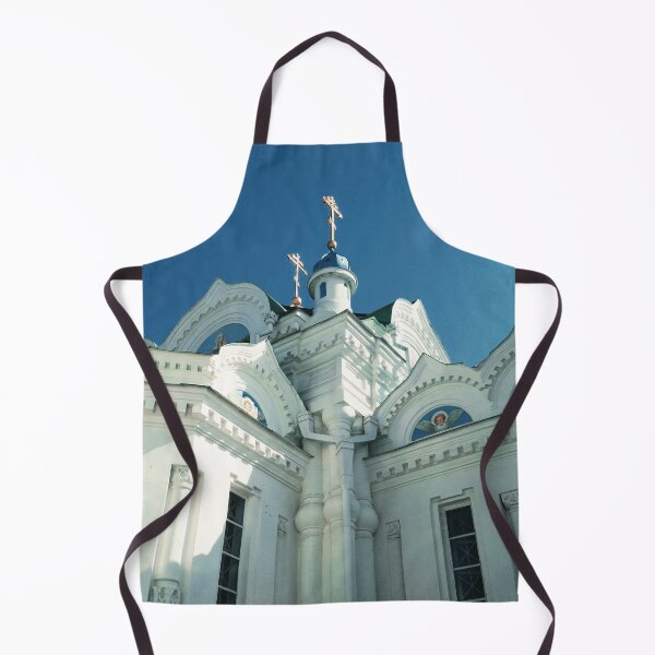 Item preview, Orthodox temple against the background of the blue cloudless sky, architectural decision  designed and sold by helenkaiy.