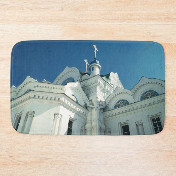 Item preview, Orthodox temple against the background of the blue cloudless sky, architectural decision  designed and sold by helenkaiy.
