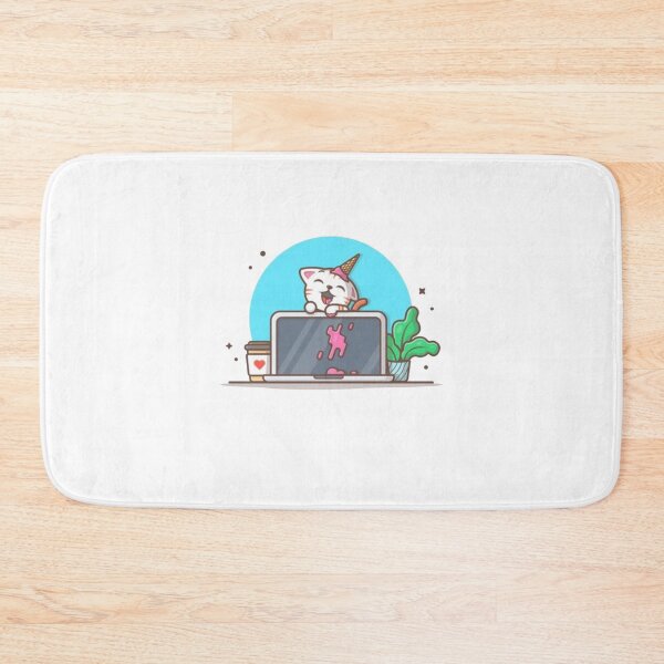 Item preview, Cat on Laptop designed and sold by Pets-love-it.