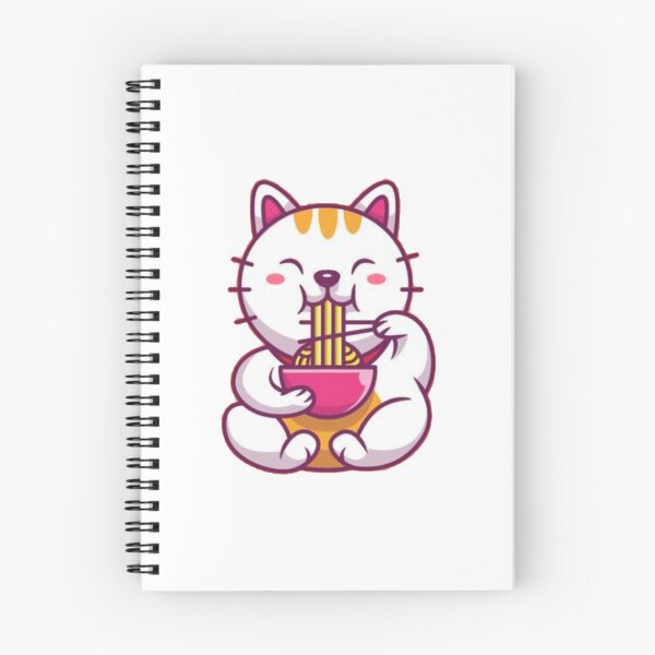 Item preview, ManekiNeko who eats noodles designed and sold by Pets-love-it.