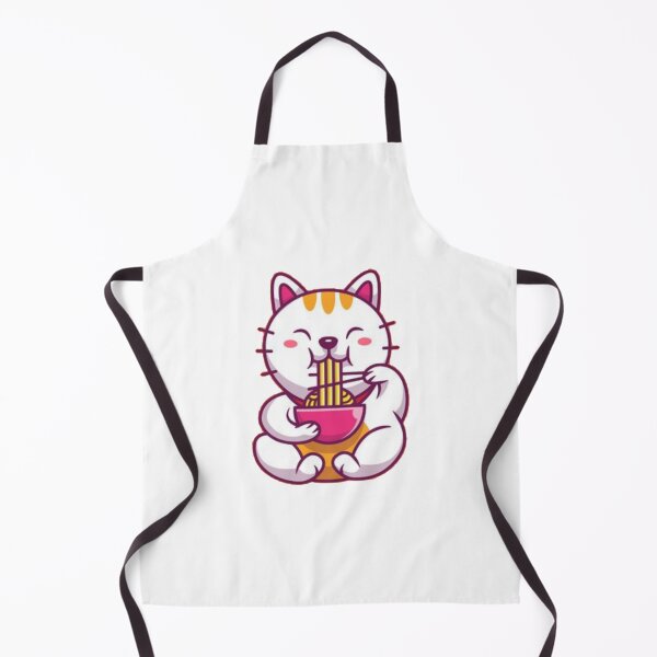 Item preview, ManekiNeko who eats noodles designed and sold by Pets-love-it.