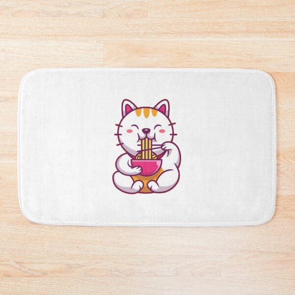 Item preview, ManekiNeko who eats noodles designed and sold by Pets-love-it.