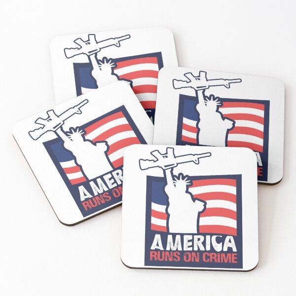 Item preview, America Runs On Crime                                      designed and sold by SintaArtStore0.