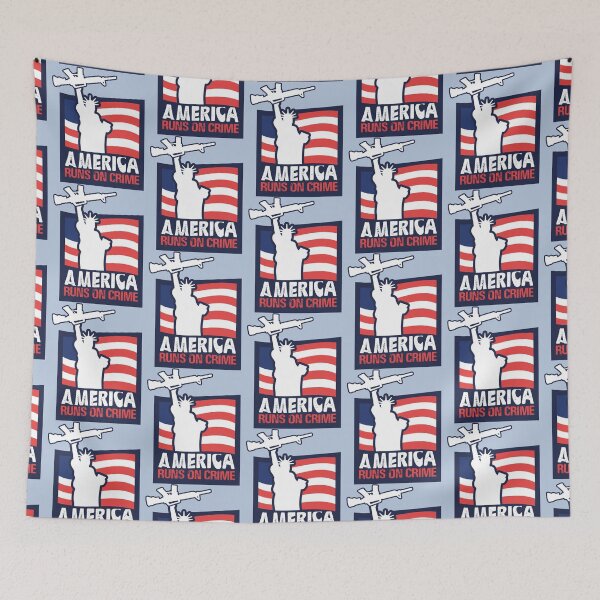 Item preview, America Runs On Crime                                      designed and sold by SintaArtStore0.