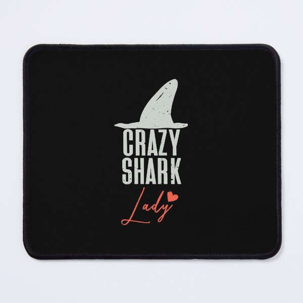 Item preview, Crazy Shark Lady designed and sold by Sky1I.